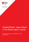 Research paper thumbnail of Unpaid Britain: wage default in the British labour market