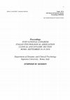 Research paper thumbnail of Editor in chief MJCP Salvatore Settineri Suppl. 4/2 A AIP Clinical and Dynamic Section Proceedings SYMPOSIA