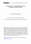 Research paper thumbnail of Case Study of an L1 Swedish English Learner: An Evaluation of Contrastive Analysis