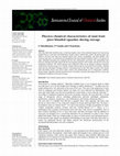 Research paper thumbnail of Physico-chemical characteristics of noni fruit juice blended squashes during storage