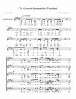 Research paper thumbnail of Tu Corazon Inmaculado Triunfara Partitura completa