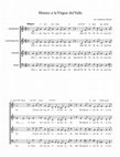 Research paper thumbnail of Himno a la Virgen del Valle - Partitura completa.pdf