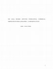 Research paper thumbnail of  THE LEGAL REGIMES AFFECTING INTERNATIONAL COMMERCIAL ARBITRATION IN INDIA & SINGAPORE-  A COMPARITIVE STUDY  