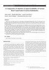 Research paper thumbnail of A Comparative Evaluation of Apical Sealability of Various Root Canal Sealers Used in Endodontics