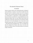 Research paper thumbnail of The Labyrinth of Quantum Theory