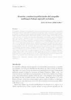 Research paper thumbnail of Situación y tendencias poblacionales del zampullín cuellinegro" Podiceps nigricollis" en Galicia