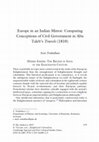 Research paper thumbnail of Europe in an Indian Mirror: Comparing Conceptions of Civil Government in Abu Taleb's Travels