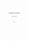 Research paper thumbnail of Complex Analysis