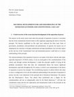 Research paper thumbnail of DOCTRINAL DEVELOPMENTS FOR A REVISED PRINCIPLE OF THE SEPARATION OF POWERS AND CONSTITUTIONAL CASE LAW 1