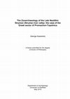 Research paper thumbnail of Kazantzis, G. 2015. The Zooarchaeology of the Late Neolithic Strymon (Struma) river valley: the case of the Greek sector of Promachon-Topolnica. Unpublished PhD Thesis University of Sheffield UK