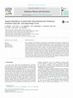 Research paper thumbnail of Angular dependence of optical fibre thermoluminescent dosimeters irradiated using kilo-and megavoltage X-rays