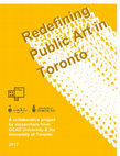 Research paper thumbnail of Redefining Public Art in Toronto