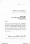 Research paper thumbnail of Diferenciación y desigualdad: el problema de la estratificación social en la obra de Georg Simmel