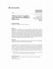 Research paper thumbnail of 'Others-in-Law' Legalism in the Economy of Religious Differences