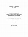 Research paper thumbnail of Traditional Education in Micronesia: A Case Study of Lamotrek Atoll with Comparative Analysis of the Literature on the Trukic Continuum