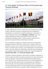 Research paper thumbnail of La “zona grigia” tra Russia, Nato e Ue che preoccupa l’Europa Orientale