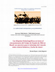 Research paper thumbnail of Las disputas historiográficas en torno al cincuentenario del Golpe de Estado de 1964 en Brasil: un ejercicio para el abordaje del vínculo entre ciencia histórica y lucha de clases-Revista Theomai N°36