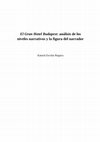 Research paper thumbnail of "El Gran Hotel Budapest": análisis de los niveles narrativos y la figura del narrador