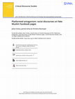 Research paper thumbnail of Platformed antagonism: racist discourses on fake Muslim Facebook pages