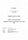 Research paper thumbnail of Didakticka technika / Model in Teaching Physics (Didactic Thought of the Teacher of Physics at the Secondary Elementary School)