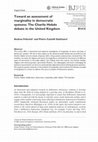 Research paper thumbnail of Toward an assessment of marginality in democratic systems: The Charlie Hebdo debate in the United Kingdom