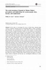 Research paper thumbnail of The social meaning of Spanish in Miami: Dialect perceptions and implications for socioeconomic class, income, and employment