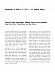 Research paper thumbnail of Excavation at Dihar 2012-2013 : An Interim Report