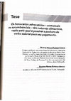 Research paper thumbnail of COELHO, Marcus Vinicius Furtado; ARAÚJO, Eduardo Borges Espínola. Os honorários advocatícios têm natureza alimentícia. In: ARRUDA ALVIM et al. (Org.). Teses jurídicas dos tribunais superiores: direito civil. 1 ed. v. 3. São Paulo: Editora Revista dos Tribunais, 2017.