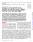 Research paper thumbnail of Impending extinction crisis of the world's primates: Why primates matter