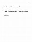 Research paper thumbnail of La_s_Historia_s_del_Cine_Argentino.pdf