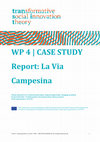 Research paper thumbnail of Case study report: La Vía Campesina