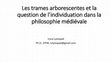 Research paper thumbnail of Les trames arborescentes et la question de l'individuation dans la philosophie médiévale