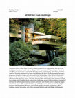 Research paper thumbnail of Frank Lloyd Wright