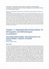 Research paper thumbnail of Negotiating Blurred Boundaries: Ethnographic and Methodological Considerations (Draft)