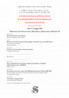 Research paper thumbnail of Il Comitato italiano per gli studi e le edizioni delle fonti normative (CISEFN) tra passato e futuro. Incontro seminariale
4 maggio 2018 - Biblioteca del Senato della Repubblica