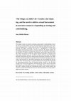 Research paper thumbnail of 'The things you didn't do': Gender, slut-shaming, and the need to address sexual harassment in narrative resources responding to sexting and cyberbullying