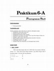 Research paper thumbnail of Praktikum 6-A Pemrograman Shell