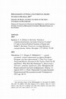 Research paper thumbnail of Bibliography of Syriac and Christian Arabic Studies in Russian, 2017