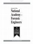 Research paper thumbnail of Forensic Engineering Tools and Analysis of Heavy Vehicle Event Data Recorders (HVEDRs)