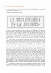 Research paper thumbnail of Lettrism and the Youth Uprising of '68 (Translation of Isidore Isou's 'Between Marcuse and Isou,' Verso)