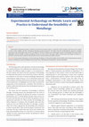 Research paper thumbnail of Experimental Archaeology on Metals: Learn and Practice to Understand the Sensibility of Metallurgy