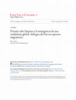 Research paper thumbnail of •	“El teatro afro-hispano y la emergencia de una ciudadanía global: diálogos del Sur en espacios migratorios."  África y el Afro-hispanismo: Confluencias trans- e intra- continentales en las expresiones culturales hispánicas y africanas. Dorothy Wellington (ed.) Brill, 2018. 152-168.