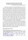 Research paper thumbnail of A paralisação dos caminhoneiros no Brasil (maio de 2018): força dirigente, alianças e interesses de classe em disputa