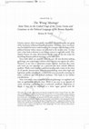 Research paper thumbnail of The 'Wrong' Meetings? Some Notes on the Linked Usage of the Terms Coetus and Contiones in the Political Language of the Roman Republic