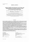 Research paper thumbnail of Analysis of miRNA-221 Expression Level in Tumors and Marginal Biopsies from Patients with Breast Cancer (Cross-Sectional Observational Study)