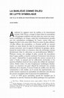 Research paper thumbnail of La banlieue comme enjeu de lutte symbolique. Une ville se mobilise pour réhabiliter son image médiatique