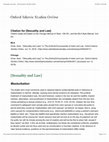 Research paper thumbnail of Masturbation, The Oxford Encyclopedia of Islam and Law