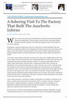 Research paper thumbnail of Adam S. Ferziger, “A Sobering Visit to the Factory that Built the Auschwitz Inferno,” The Jewish Week (4 January 2017)