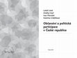 Research paper thumbnail of Občanství a politická participace v České republice