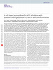 Research paper thumbnail of A cell-based screen identifies ATR inhibitors with synthetic lethal properties for cancer-associated mutations